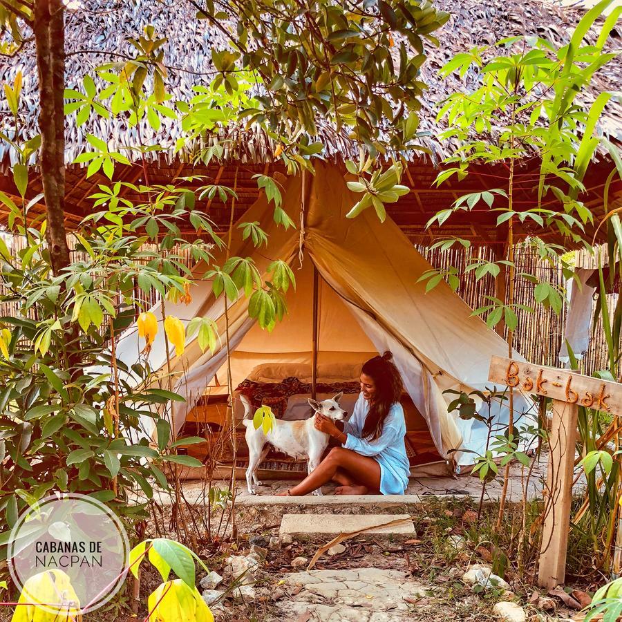 אל נידו Cabanas De Nacpan Camping Resort מראה חיצוני תמונה